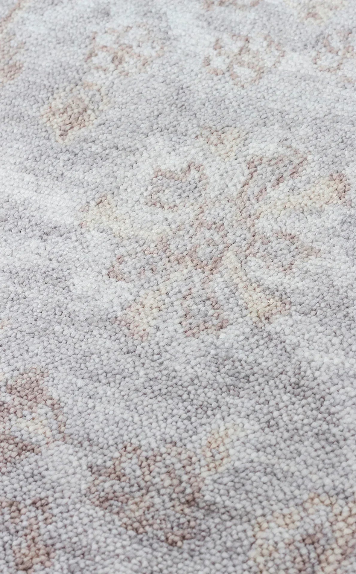 TAFTAN TF 07 D. GREY ANTRASİT Pakistan Overdyed Tarzı Özel Hav Vermeyen ve El Emeği ile Özel Tezgahlarda Üretilen Uşak Halısı - HALI VAGONU