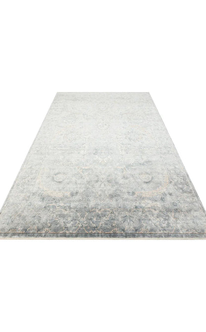 TAFTAN TF 07 SKY VİZON Pakistan Overdyed Tarzı Özel Hav Vermeyen ve El Emeği ile Özel Tezgahlarda Üretilen Uşak Halısı - HALI VAGONU