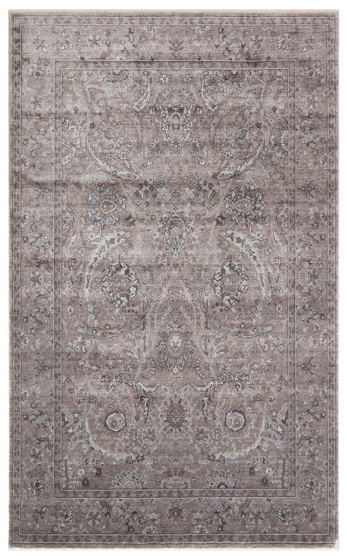 TAFTAN TF 07 SMOKE GREY Pakistan Overdyed Tarzı Özel Hav Vermeyen ve El Emeği ile Özel Tezgahlarda Üretilen Uşak Halısı - HALI VAGONU