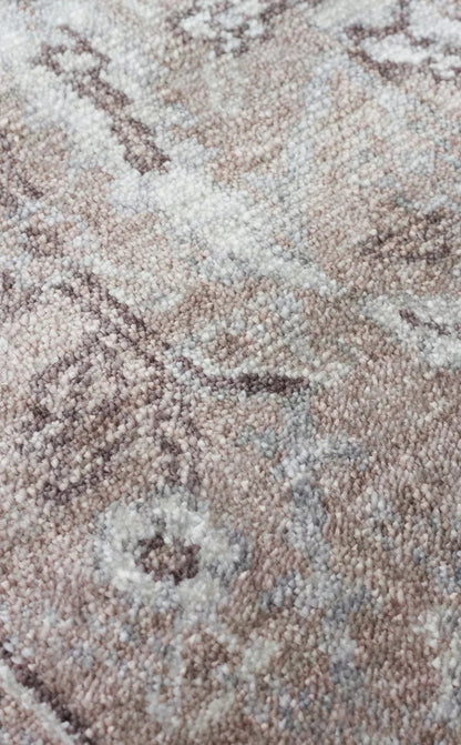 TAFTAN TF 07 SMOKE GREY Pakistan Overdyed Tarzı Özel Hav Vermeyen ve El Emeği ile Özel Tezgahlarda Üretilen Uşak Halısı - HALI VAGONU