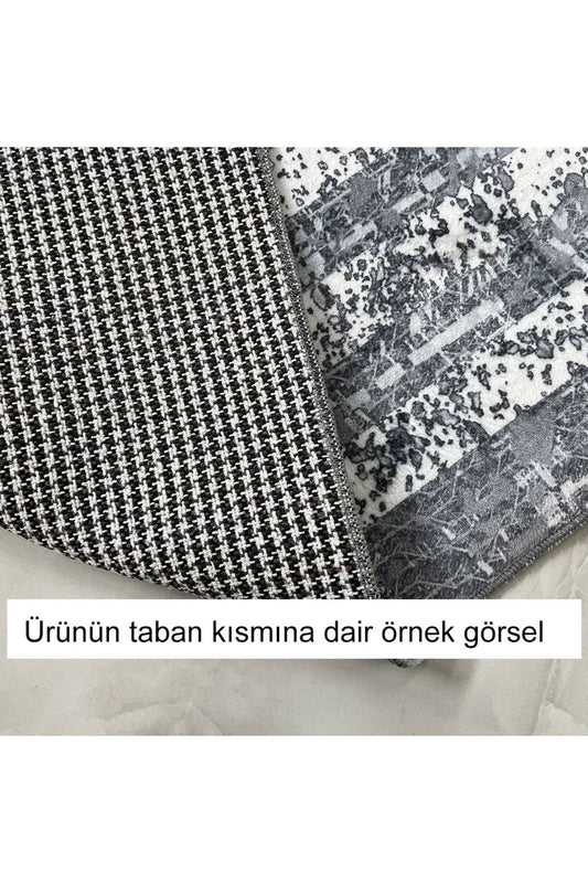Yumuşak Dokulu Bambu Soft Kilim - Etnik Saçaklı Dijital Baskı HV - SK - 903 - HALI VAGONU