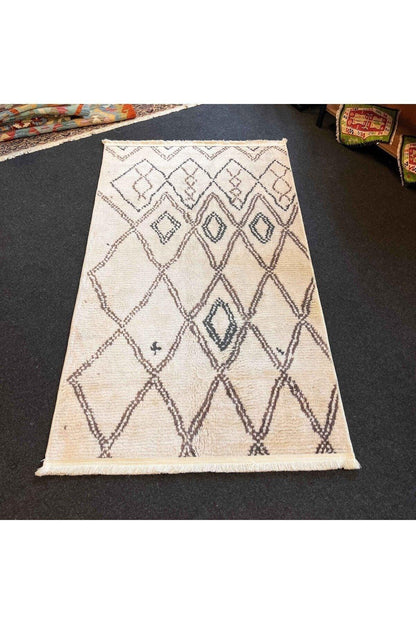 Yumuşak Dokulu Bambu Soft Kilim - Ourain Saçaklı Dijital Baskı HV - SK - O5 - HALI VAGONU