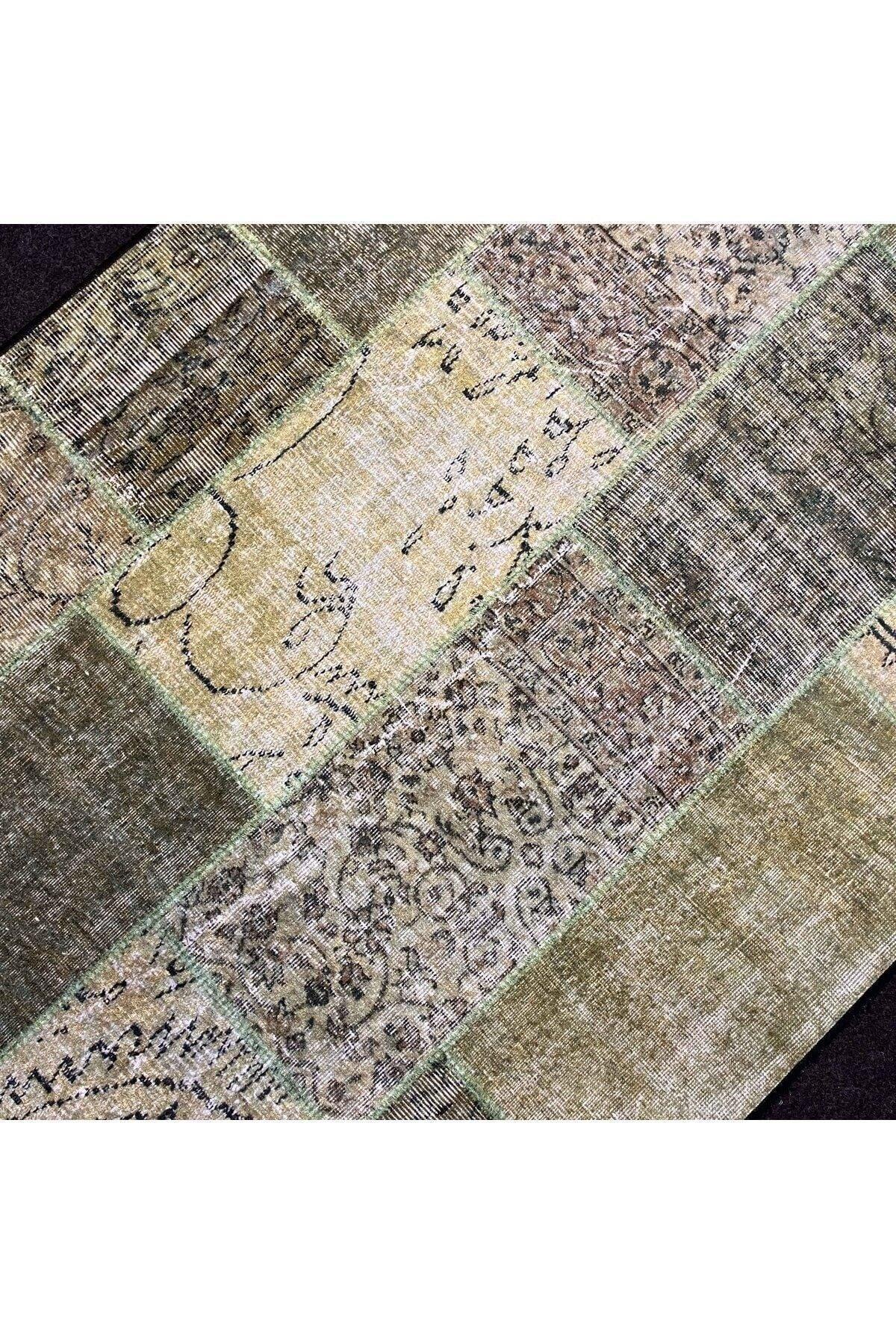 Yumuşak Dokulu Bambu Soft Kilim - Patchwork Saçaklı Dijital Baskı HV - SK - K8 - HALI VAGONU