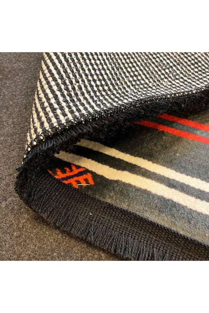 Yumuşak Dokulu Bambu Soft Kilim - Patchwork Saçaklı Dijital Baskı HV - SK - KA2 - HALI VAGONU
