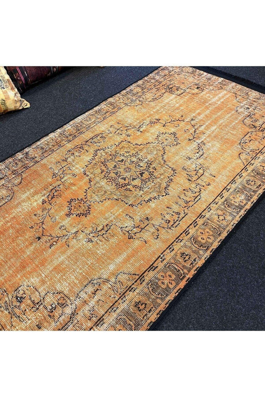 Yumuşak Dokulu Bambu Soft Kilim - Vintage Saçaklı Dijital Baskı HV - SK - 919 - HALI VAGONU