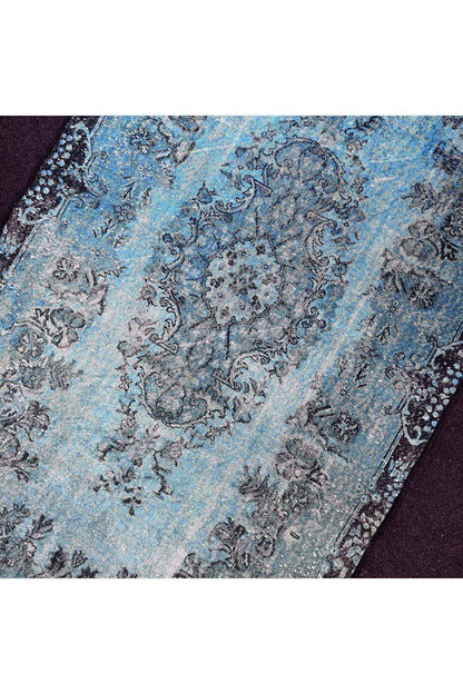 Yumuşak Dokulu Bambu Soft Kilim - Vintage Saçaklı Dijital Baskı HV - SK - 921 - HALI VAGONU