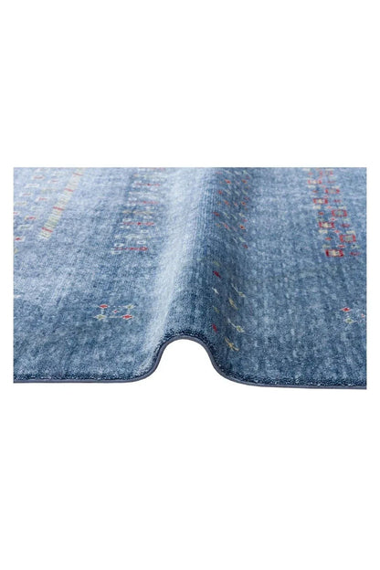 Zara Zr 06 Blue Otantik Desenli El Emeği Ile Özel Tezgahlarda Üretilen Modern Uşak Halısı - HALI VAGONU