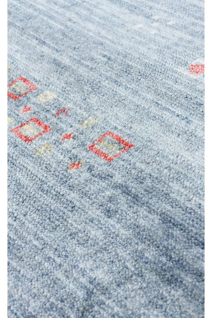 ZARA ZR 06 BLUE Q Otantik Desenli El Emeği ile Özel Tezgahlarda Üretilen Modern Uşak Halısı - HALI VAGONU