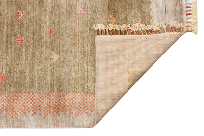 ZARA ZR 07 BEİGE AUTUMN Otantik Desenli El Emeği İle Özel Tezgahlarda Üretilen Modern Uşak Halısı - HALI VAGONU