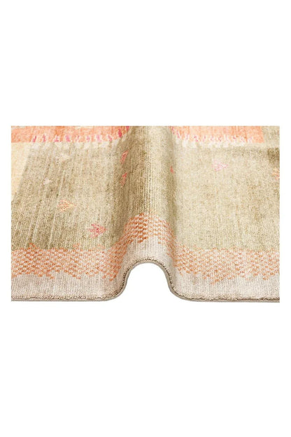 ZARA ZR 07 BEIGE AUTUMN Q Otantik Desenli El Emeği ile Özel Tezgahlarda Üretilen Modern Uşak Halısı - HALI VAGONU