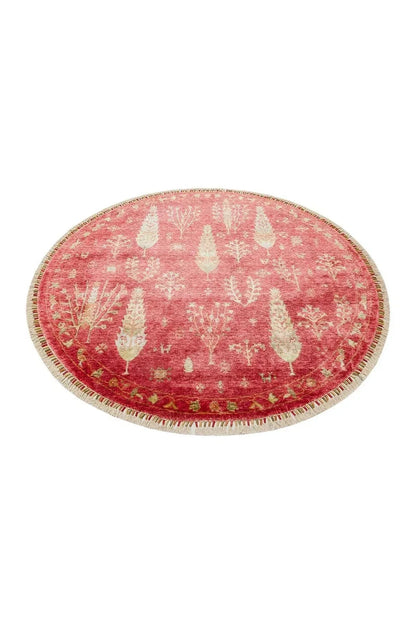 Zara Zr 08 Red Autumn Q Otantik Desenli El Emeği Ile Özel Tezgahlarda Üretilen Modern Uşak Halısı - HALI VAGONU