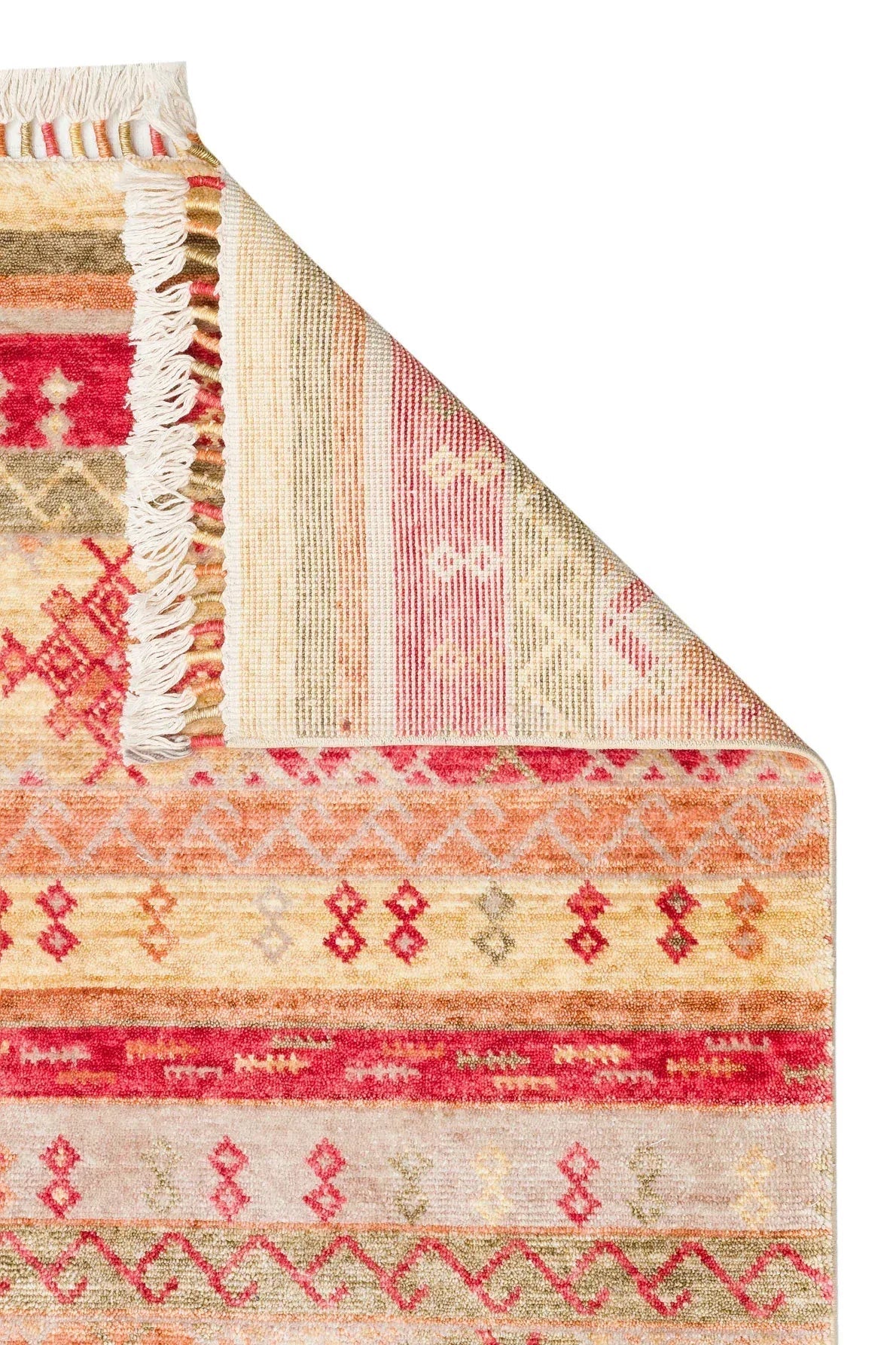 ZARA ZR 12 RED AUTUMN Otantik Desenli El Emeği İle Özel Tezgahlarda Üretilen Modern Uşak Halısı - HALI VAGONU