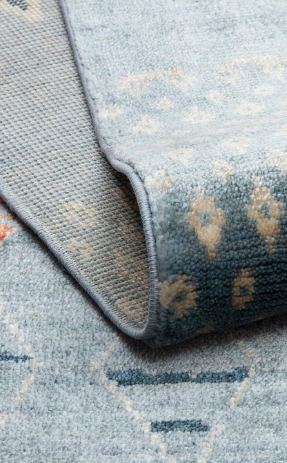 ZARA ZR 15 AQUA MULTY Otantik Desenli El Emeği İle Özel Tezgahlarda Üretilen Modern Uşak Halısı - HALI VAGONU