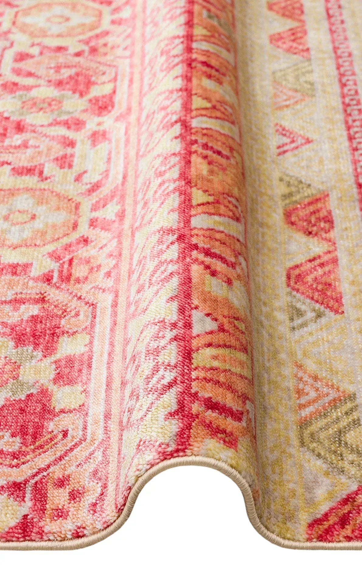 ZARA ZR 17 RED AUTUMN Otantik Desenli El Emeği İle Özel Tezgahlarda Üretilen Modern Uşak Halısı - HALI VAGONU